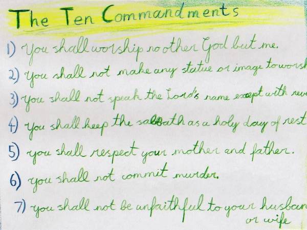 Class 3 Bible Stories, Bookwork - 6