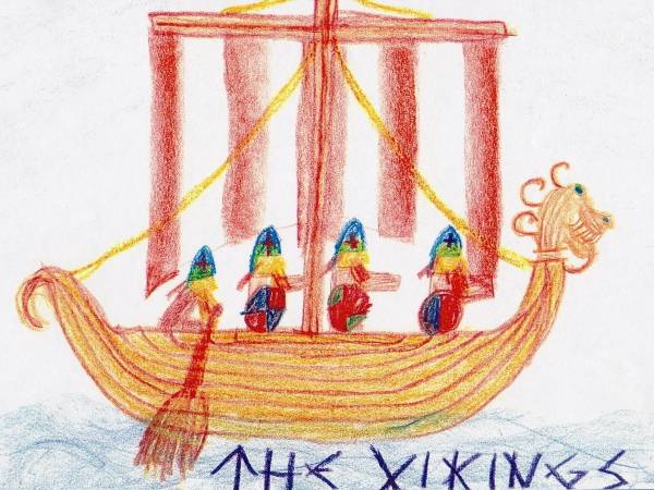 Class 4 The Vikings, Bookwork - 1