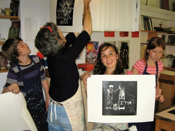 Class 5 Printmaking Workshop - 6