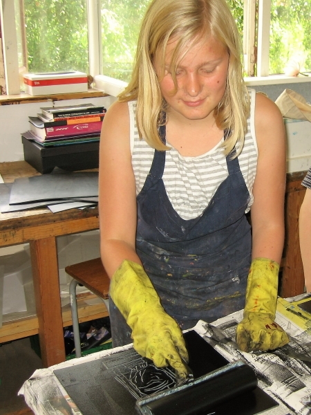 Class 5 Printmaking Workshop - 4