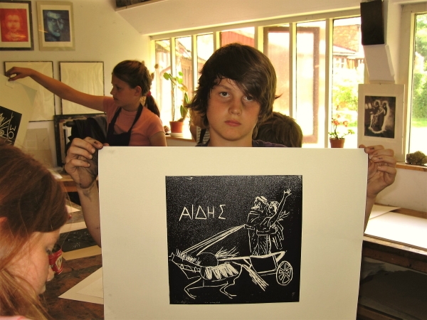 Class 5 Printmaking Workshop - 7