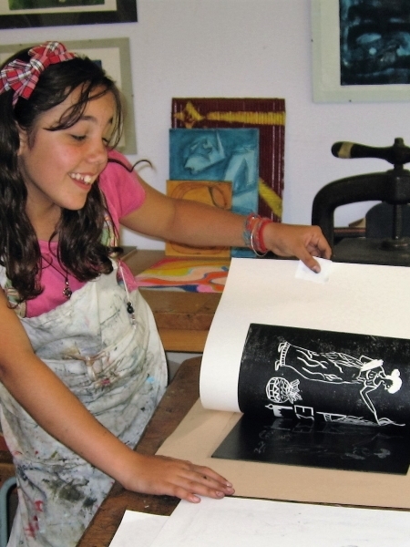 Class 5 Printmaking Workshop - 5