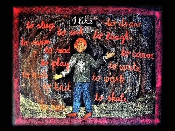 Class 3 Blackboard Drawings - 6