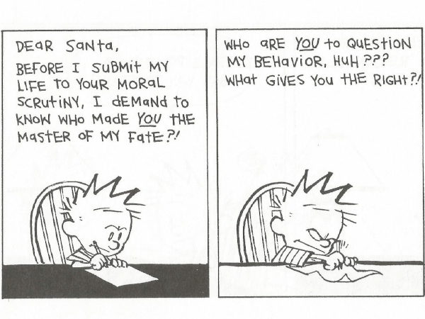 Advent, Karma and the Problem with Santa