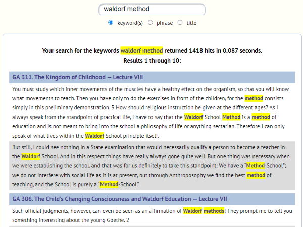 Waldorf Method, Main Lesson Myths