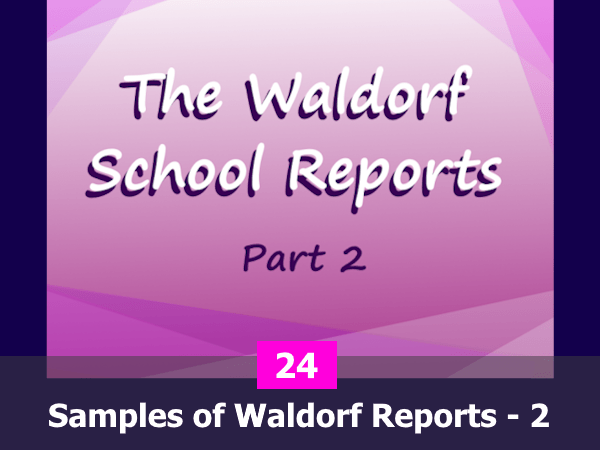 Waldorf Reports - Report Samples Part 2