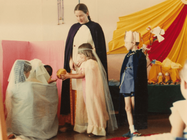 Waldorf Kindergarten Acting a Story