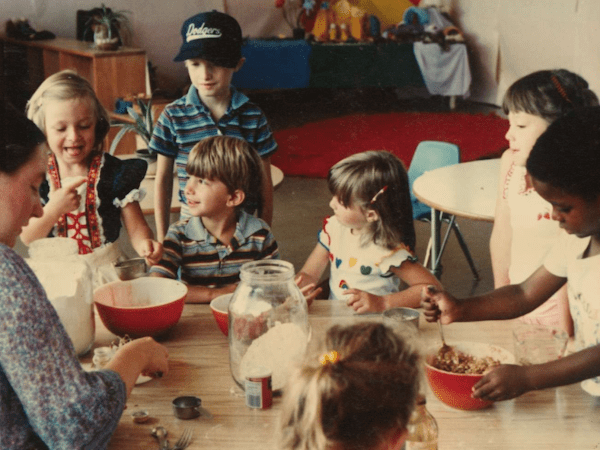 Waldorf Kindergarten Bread-Baking