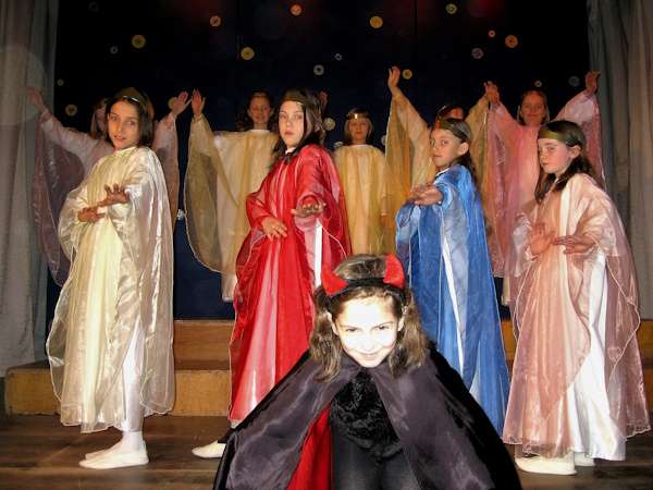 A Christmas Play for Children, Scene: In Heaven