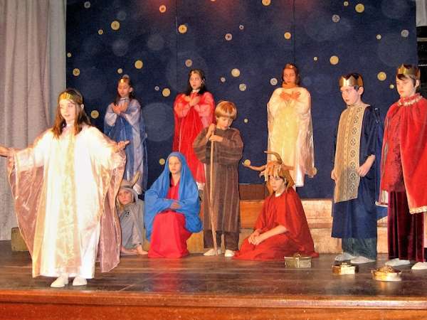A Christmas Play for Children, Scene: The Stable