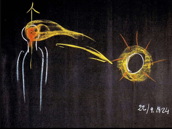 Blackboard Sketch by Rudolf Steiner