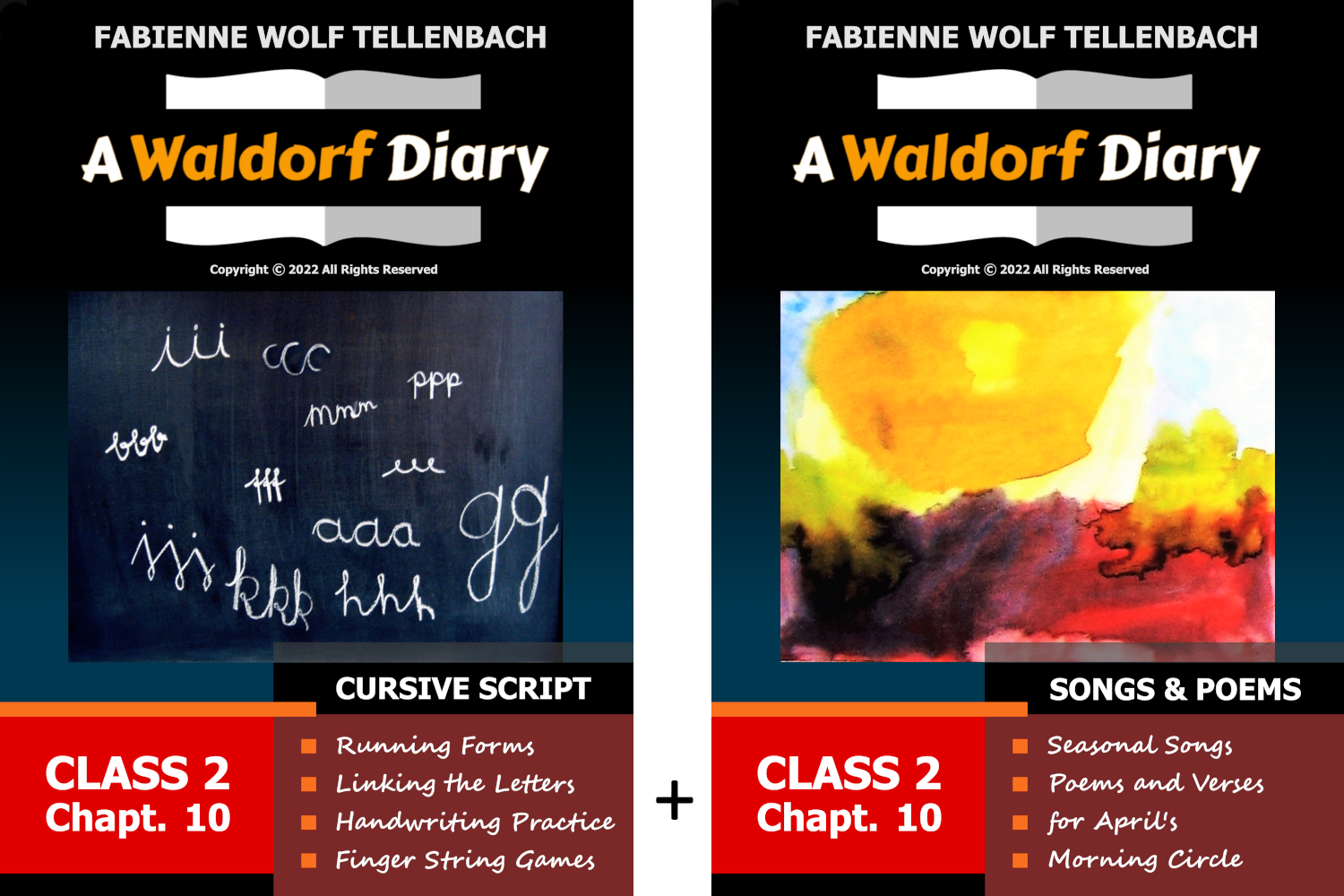 A Waldorf Diary, Class 2, Chapter 10 - Cursive Script